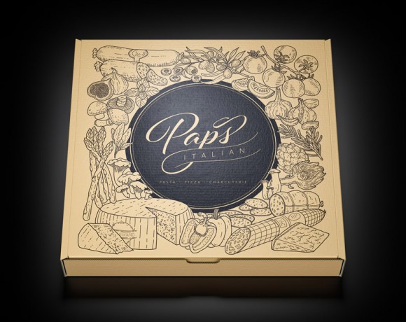 Paps Pizza Box